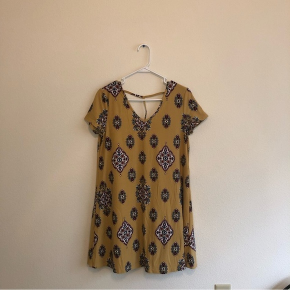 Yellow Floral Dress